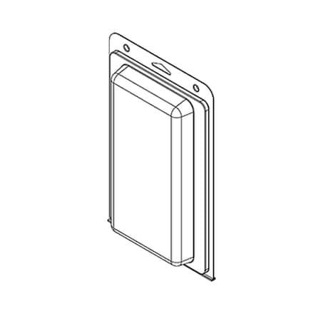 Visipak Thermoform-CLAMSHELL-#580-10.938-6.875-8.938-4.438-1.000-0.015-CLEAR, 250PK 580TF